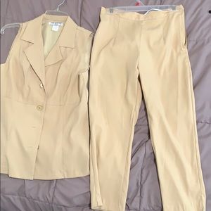 ALYN PAIGE YELLOW PANT SUIT